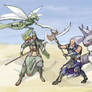 Guan Yu and Scyther VS Dian Wei and Nidoking