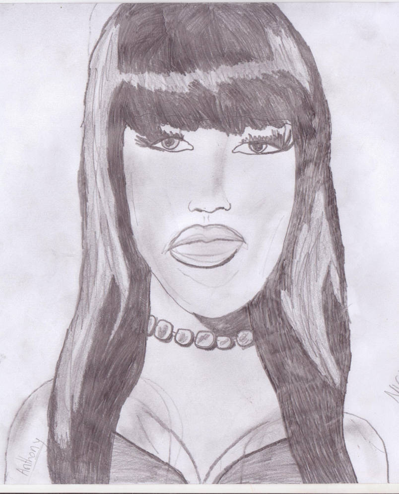 nicki minaj drawing by nickminajrocks on DeviantArt