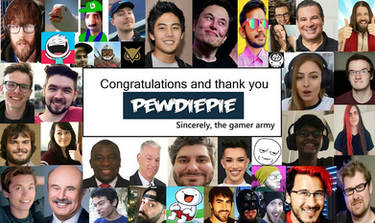 Congratulations and Thank You Pewdiepie!!!