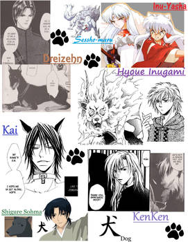 Dogs in Manga