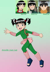 Arunbe Lee (My 2nd Official Naruto Fan Character) by LuckyLadyXandra