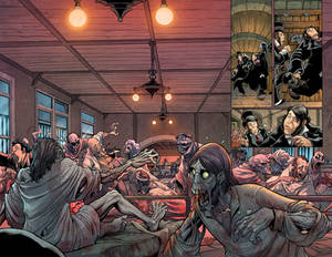 Marvel Zombies Double Spread by DonoMX