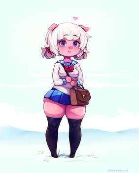 Toony Schoolgirl Emelie