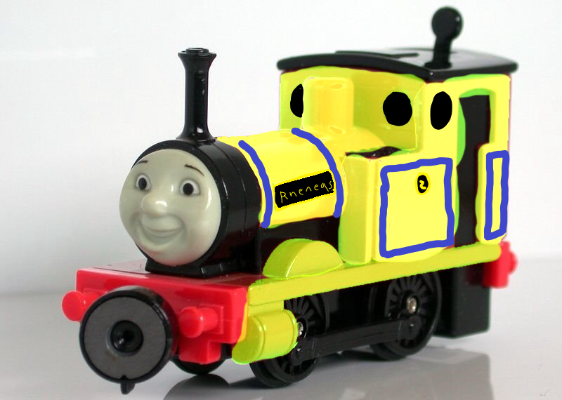 Trackmaster top yellow rheneas