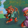 Disney's Robin Hood and Maid Marian-childhood