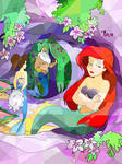 Disney Colouring Contest - The Little Mermaid by Book-Nose