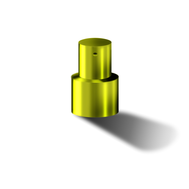 Gold Cap for a Perfume Bottle