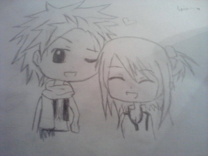 Natsu And Lucy (Part V of my Old Drawings Saga)