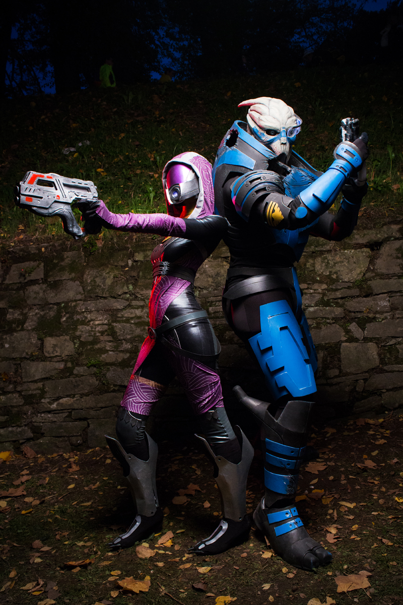 Squadmates. (Tali and Garrus Cosplay)