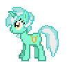 Lyra Heartstrings Pixel art.