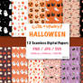 Cute Spooky Patterns Pack ( Halloween Special )