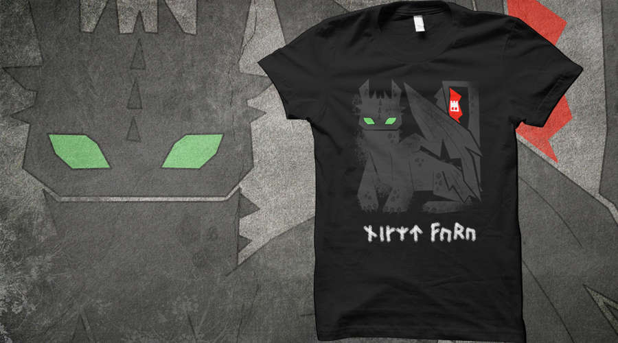 Night Fury tshirt design *FOR SALE!*