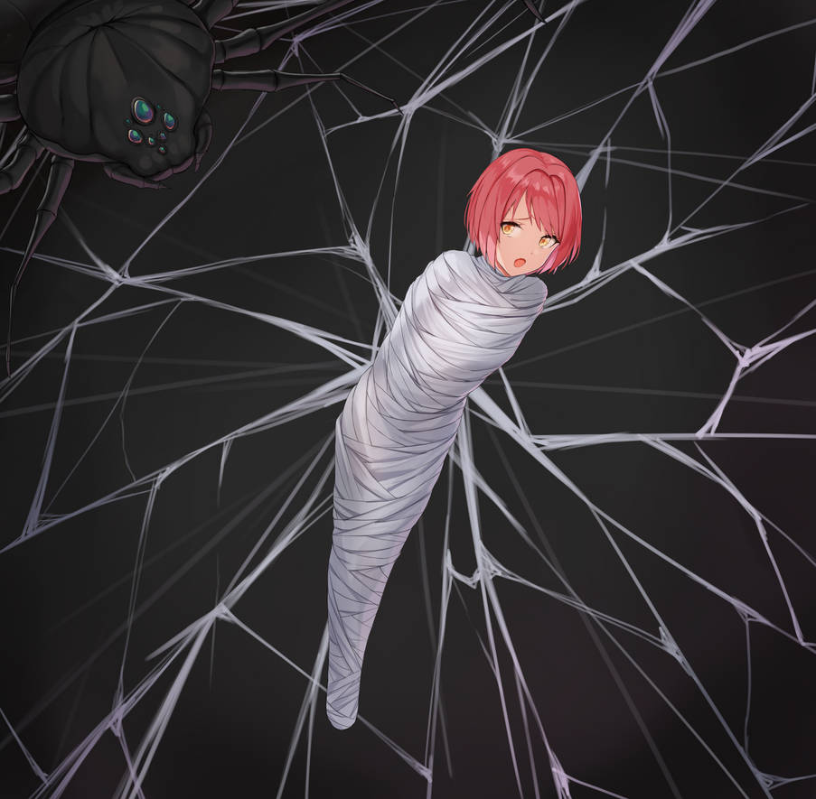 Паучий кокон anime