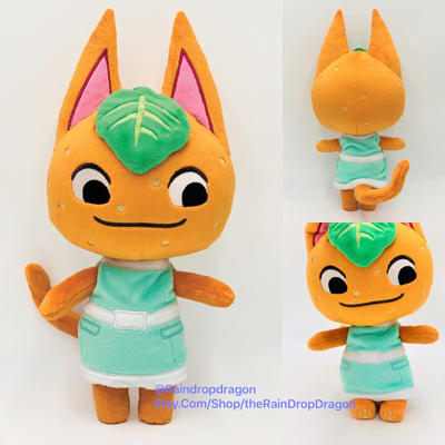 Tangy, Animal Crossing New Horizons Plushie by theraindropdragon