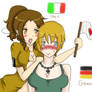 Italy and germany femslash