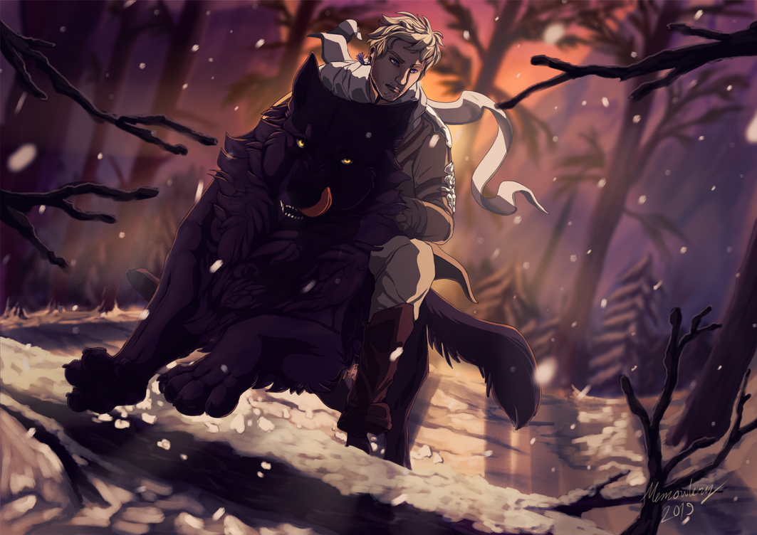 Wolf Rider by Memowlery on DeviantArt