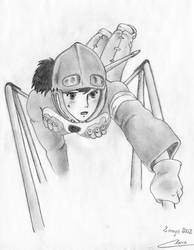 Nausicaa flying