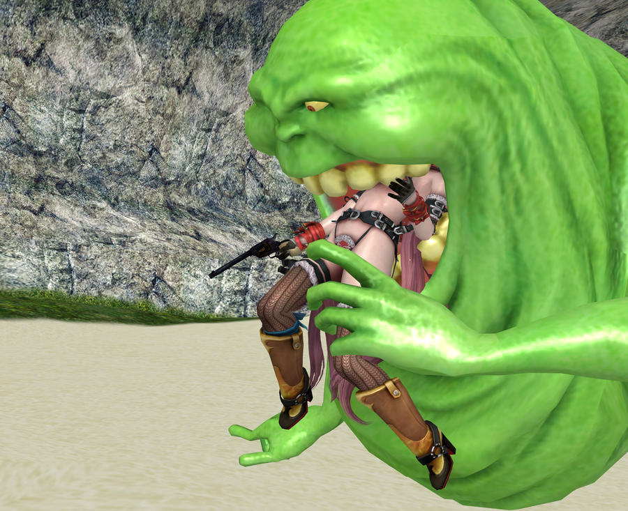 Kagura Vs. Slimer part 6 with some story :P