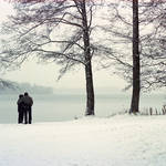 two snowy couples by 6igella