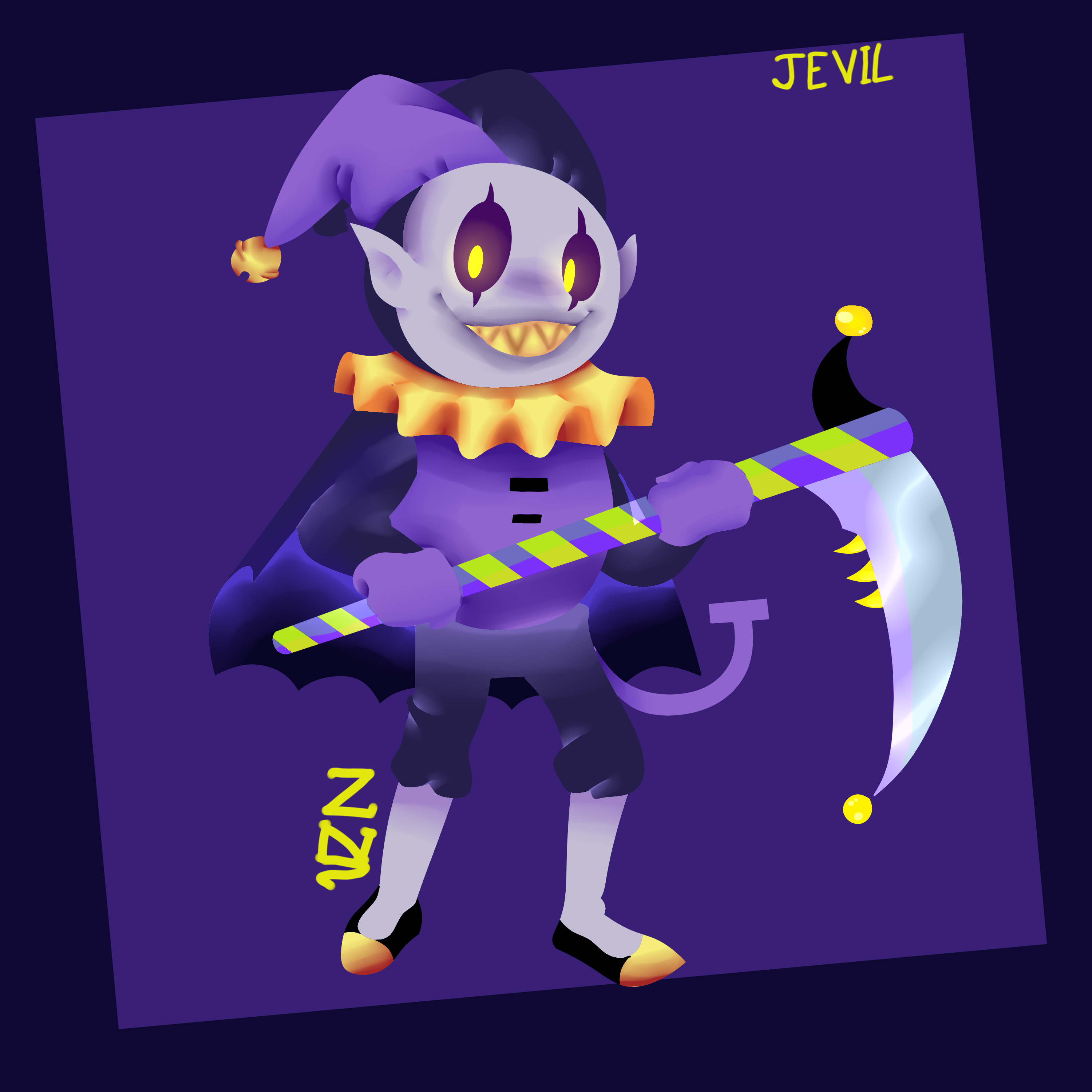 Jevil by Zian728 on DeviantArt