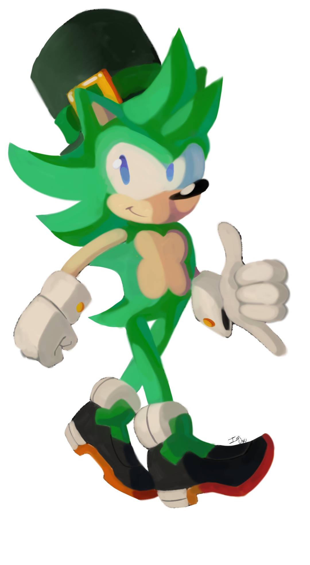 FANART:. Classic Sonic by BlueBlurApple on DeviantArt