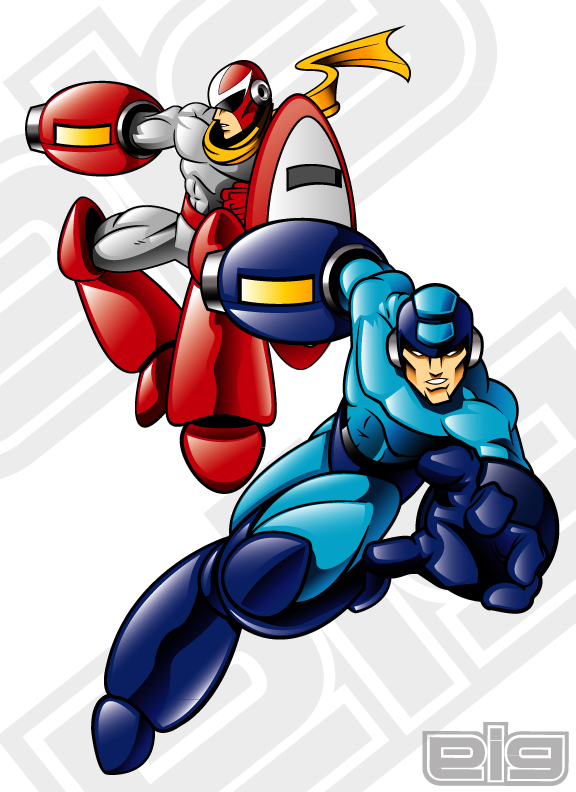 Proton Man Mega Man/Proto Man by GIG-Arts on DeviantArt