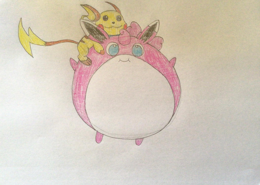 Future Pikachu and Jigglypuff flying by Hritz123 on DeviantArt