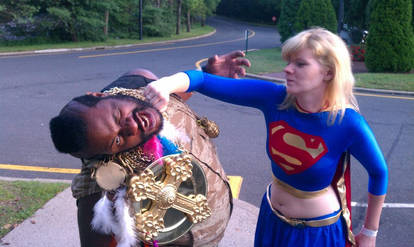 Supergirl VS. Mr. T again