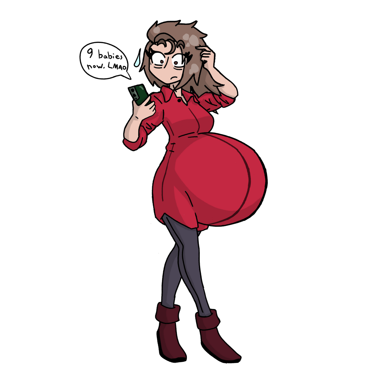 Preg Drive 7 by ElizaPreg on DeviantArt