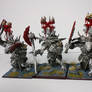 Bloodcrushers of Khorne Black and White view 2