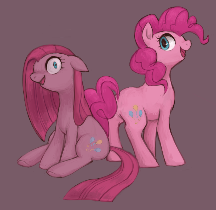 Pinkie and Pinkamena