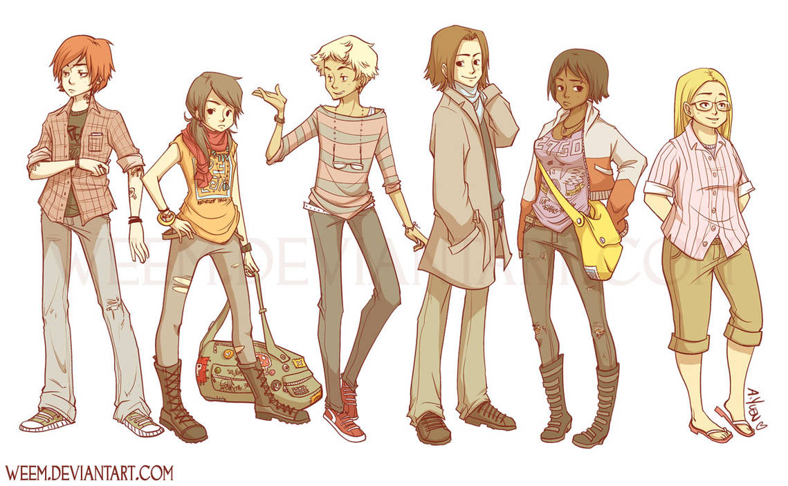 Character Designs 2009 by weem
