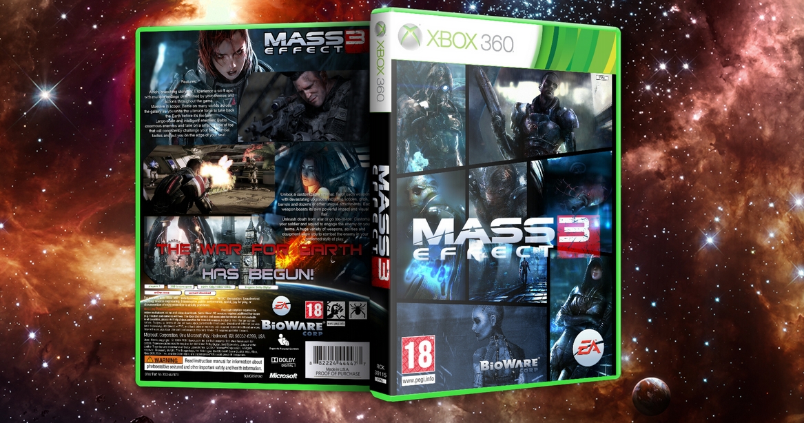 Mass Effect 3 360 Cover