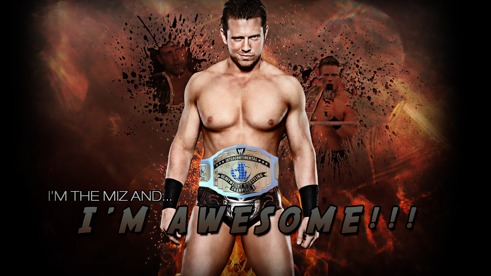 WWE The Miz Wallpaper by ToHeavenOrHell on DeviantArt WWE The Miz Wallpaper by ToHeavenOrHell on DeviantArt