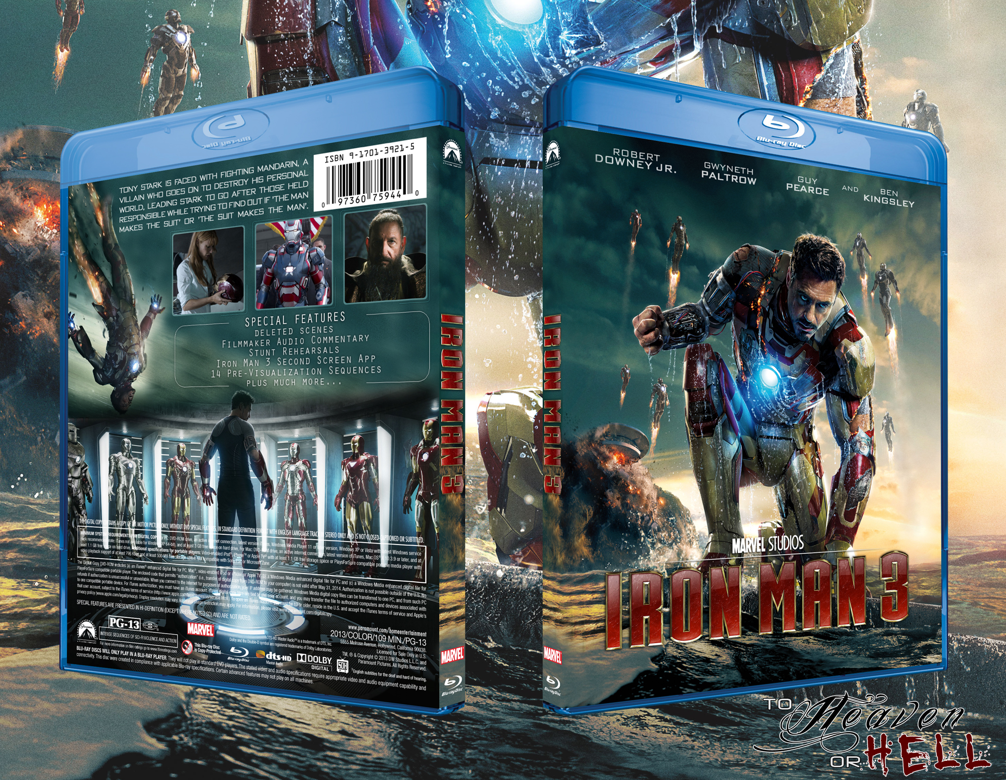 Iron Man 3 Bluray Cover