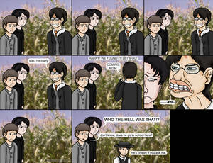 HarryPotter Visits a Cornfield