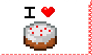 I :heart: cake - minecraft