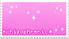 schizophrenic stamp