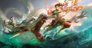 Nezha (a mythological person's name)