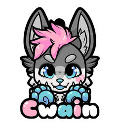 fursona badge comm: cwain