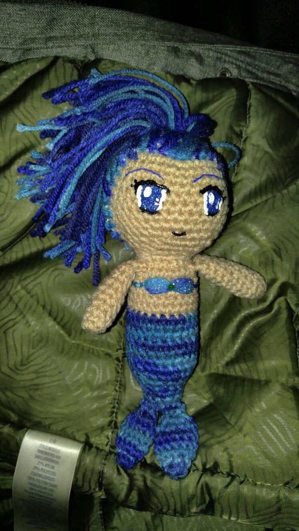 Small blue mermaid 