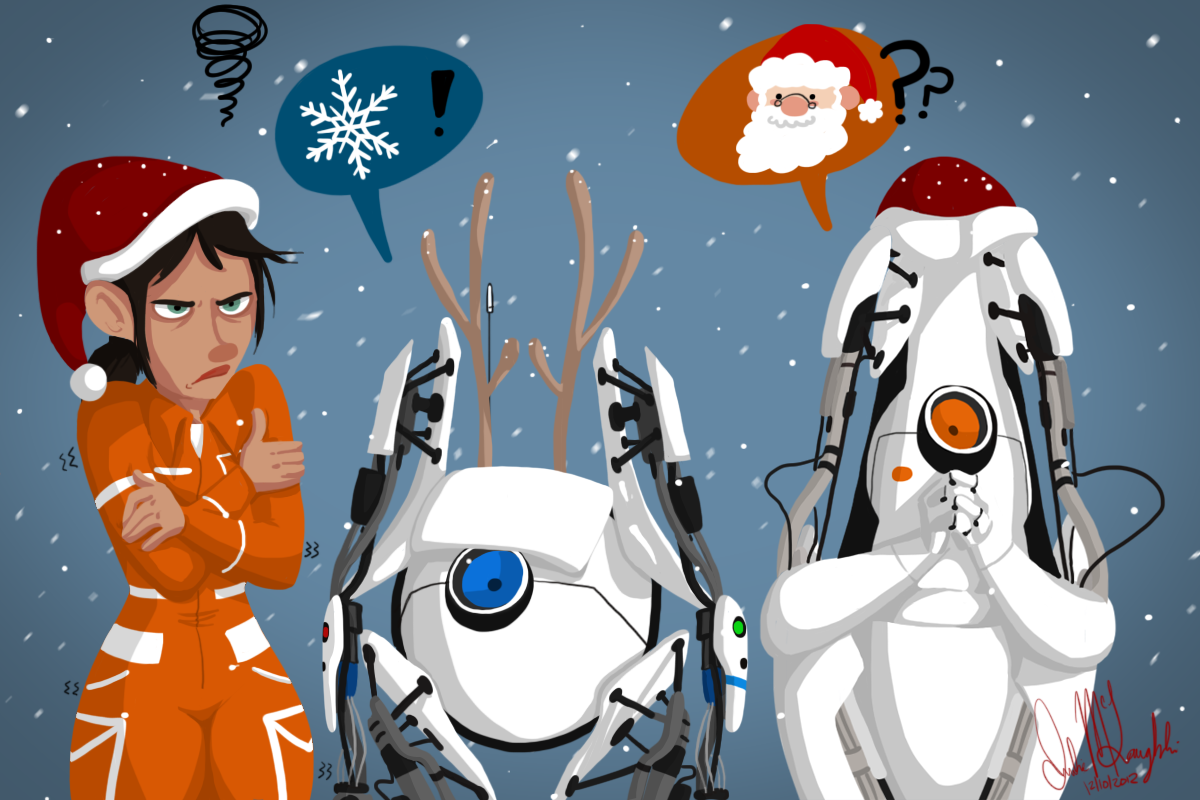 Portal Christmas Card