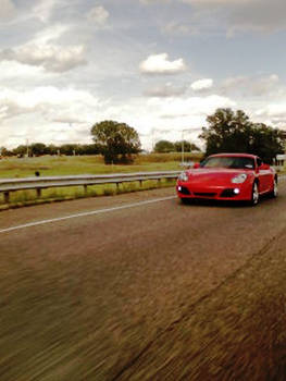 Porsche Caymen S drive shot 2