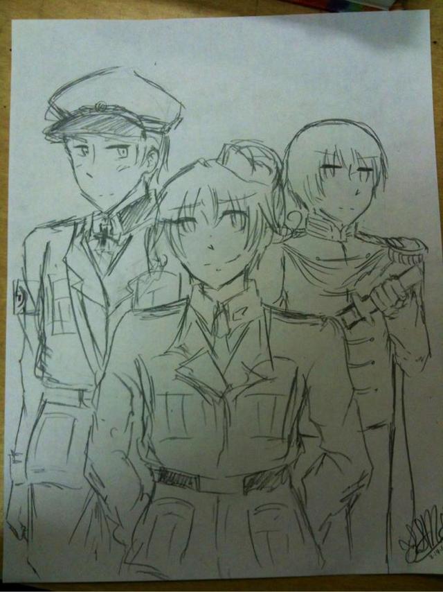 [Hetalia] Dark! Sketch