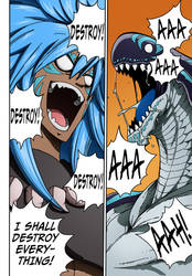 Fairy Tail Color (Acnologia Human and Dragon form)