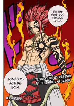 Fairy Tail Color : The Fire God Dragon.