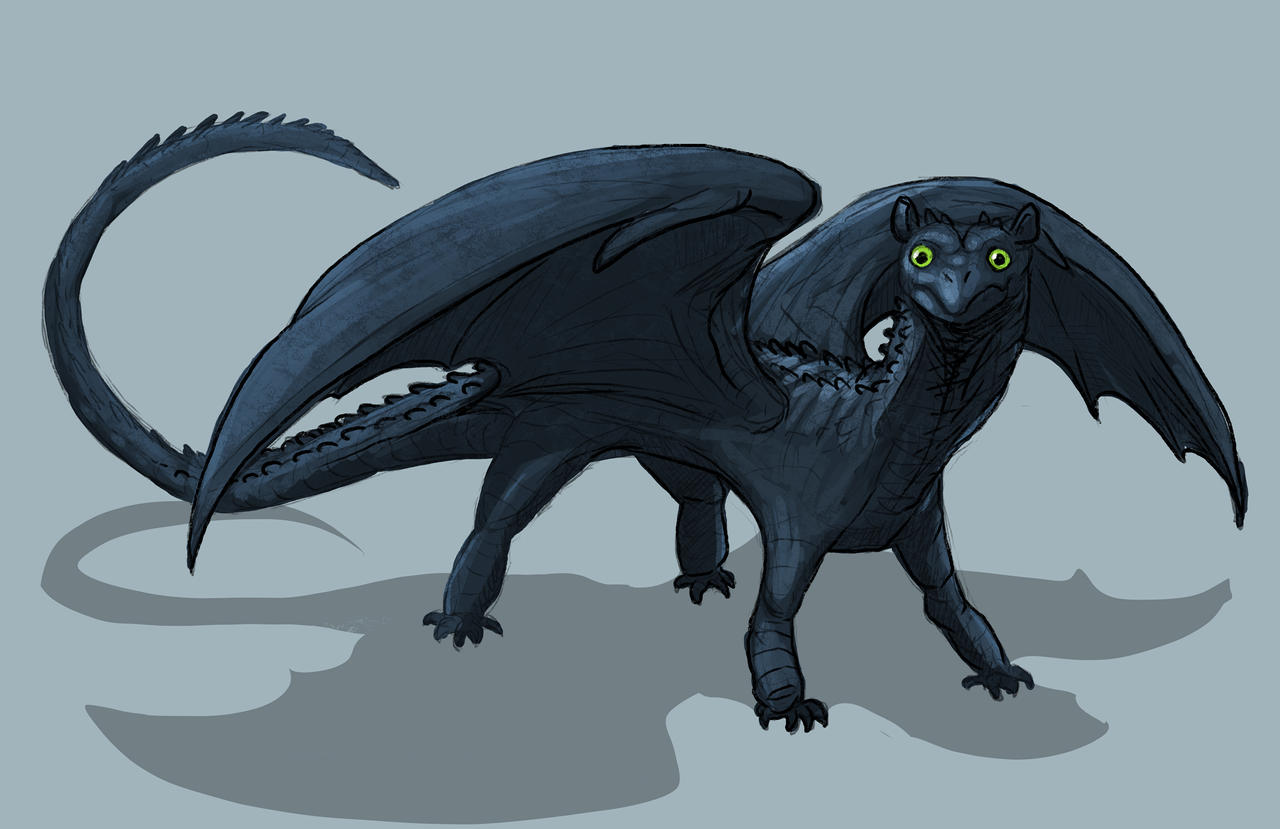 Toothless (HTTYD) by notpongkong on DeviantArt