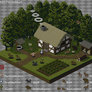 Isometric Thatched Cottage