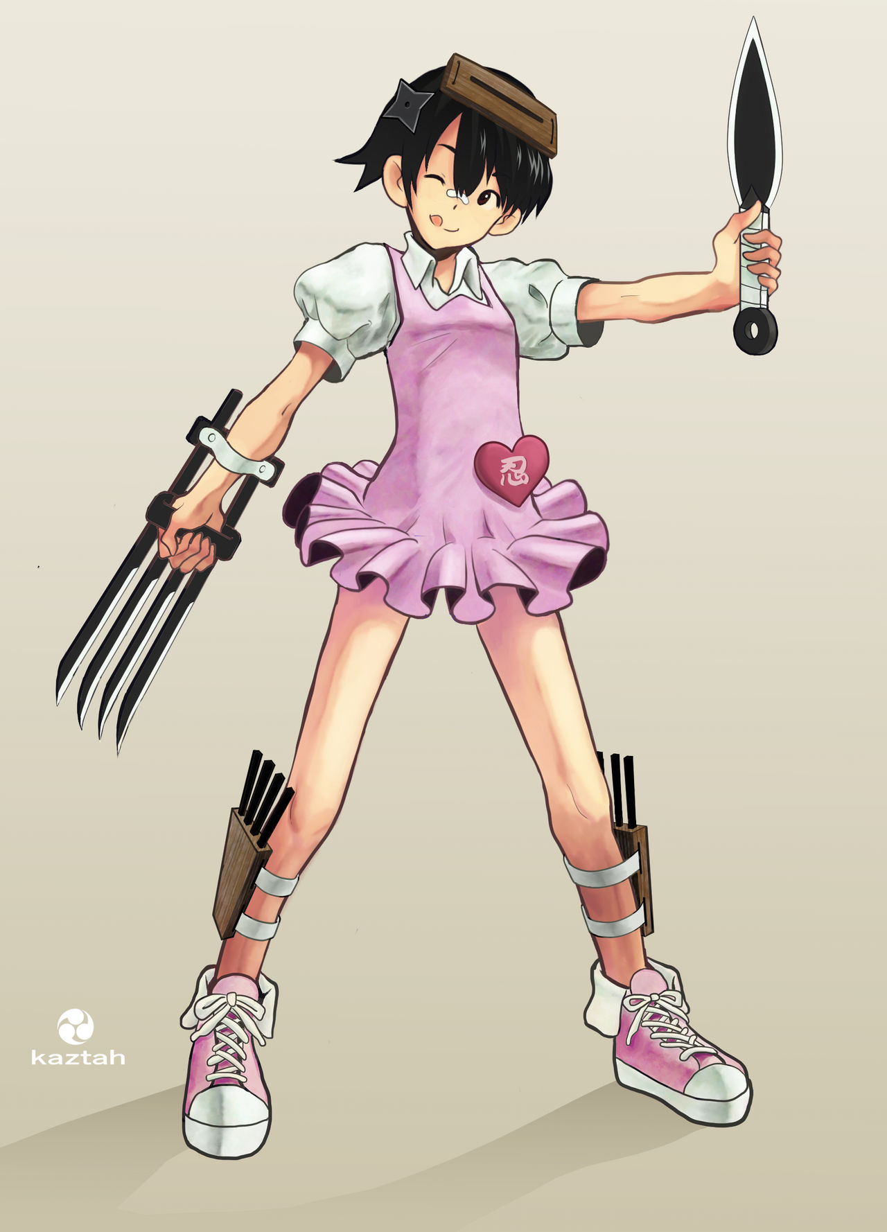 Ninja Girl by kaztah