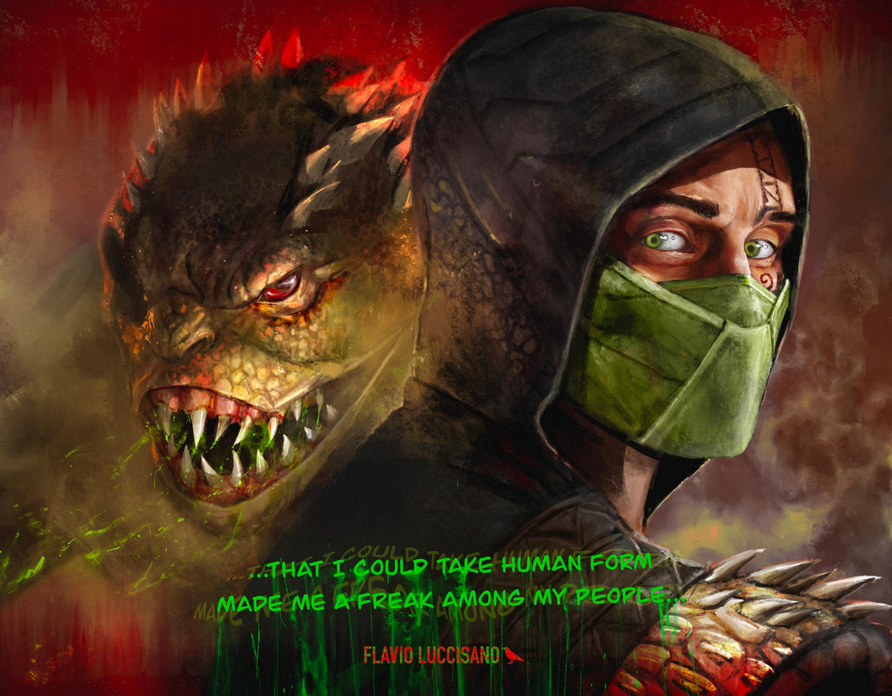 Reptile MK1 by flavioluccisano on DeviantArt